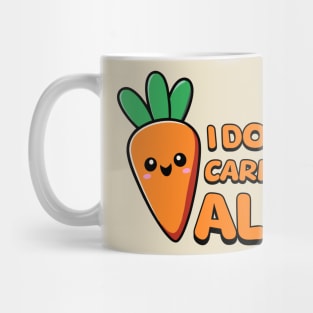 I Don't Carrot All! Kawaii Vegetable Mug